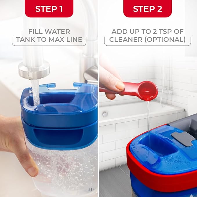 O-Cedar H2prO Flat Mop System | Quick Cleaning Tool | Clean