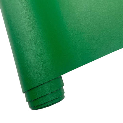 Soft Smooth Faux Leather Fabric Solid Color Vegan Synthetic Imitation Leather Fabric 16" x 54” Large Size for Upholstery Crafts, DIY Sewings, Earrings Bows Wallets Making (Green)