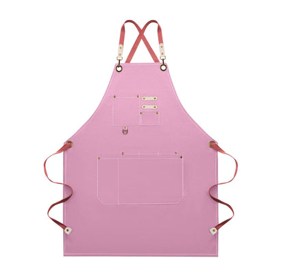 Dulabi Apron, Adjustable Chef Apron for Women and Men with Large Pockets, Cooking Kitchen Apron with Back Straps