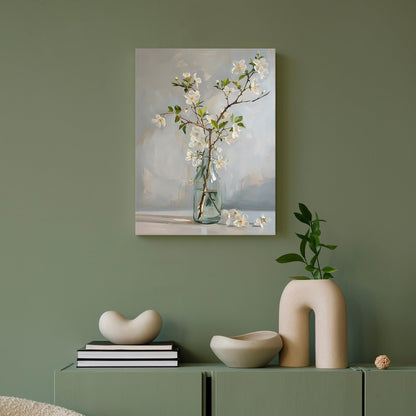 daktenn Wall Art for Bathrooms Art Wall Decor Floral Canvas Wall Art Bathroom Pictures Wall Decor for Bathroom Bedroom Livingroom 12x16 Inches