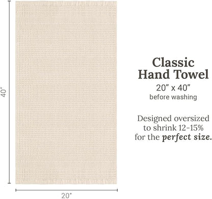GILDEN TREE Waffle Hand Towels for Bathroom Quick Dry Towel Super Absorbent