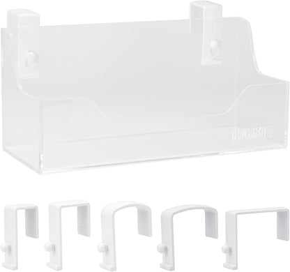 Bedside Caddy Hanging Storage Basket Little Size Plastic Beside Shelf Hang-on