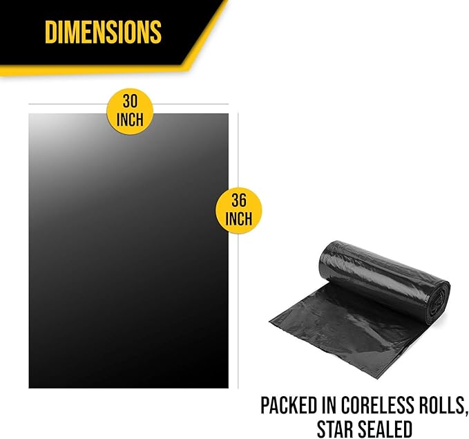 Aluf Plastics 20-30 Gallon Trash Bags