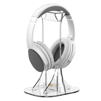 Desing Wish Acrylic Headphone Stand for Desk Non-Slip Universal Headphone Holder Gaming Headset Stand Headset Hanger for All Headphones Size