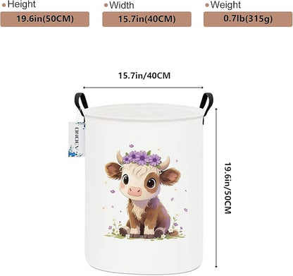 Round waterproof laundry basket, laundry Hampers