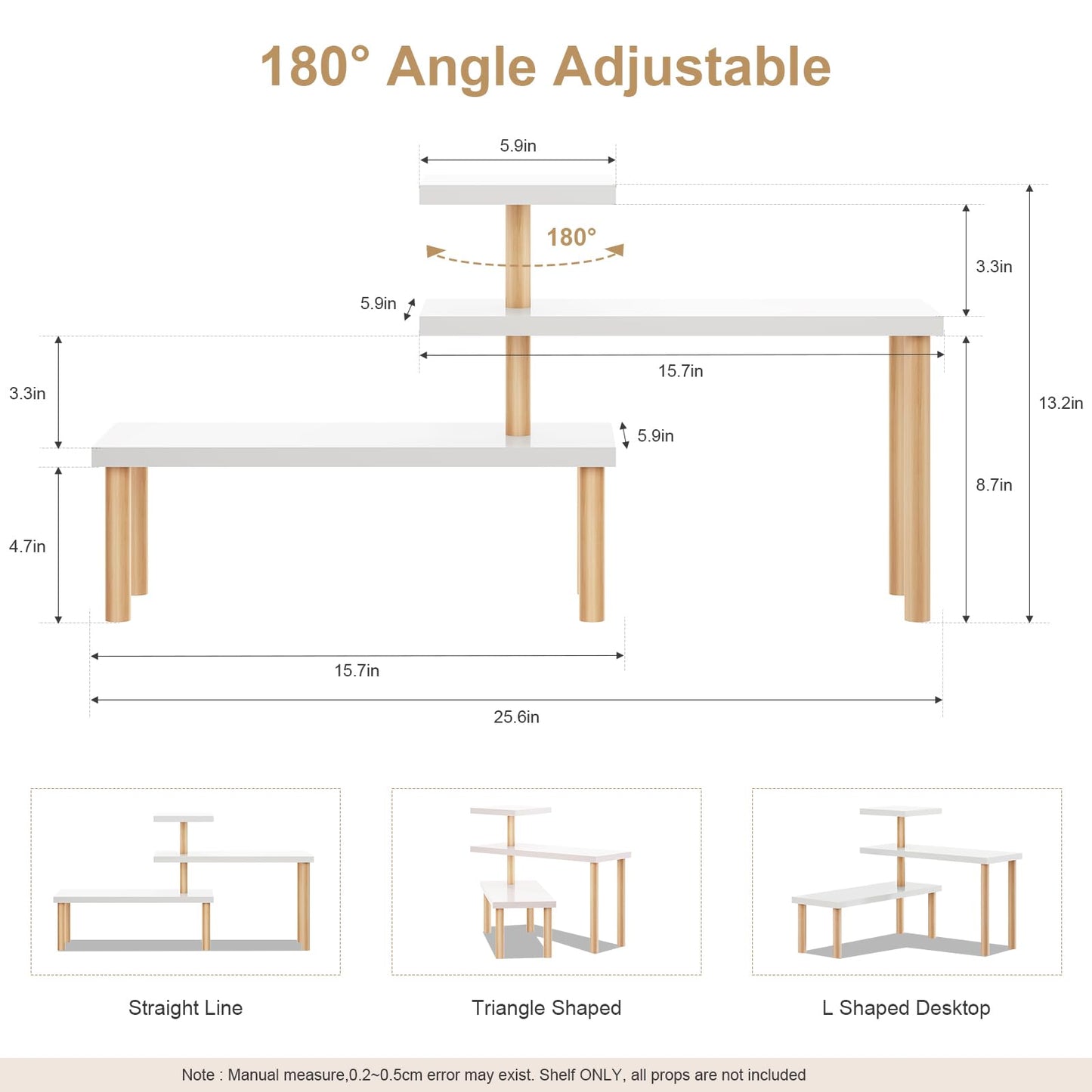 OcBuct Wood Plant Stand Shelf 6 Tier