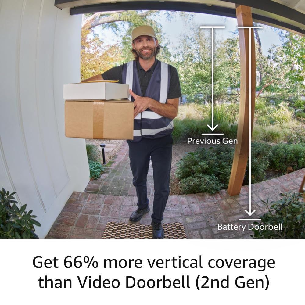 Ring Battery Doorbell with Ring Chime
