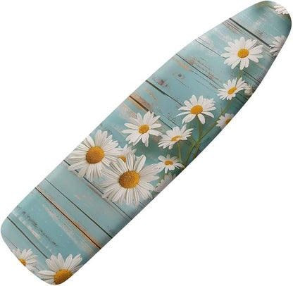 Daisy Ironing Board Covers 15x54 Inch 3D Wood Print Ironing Board Pad