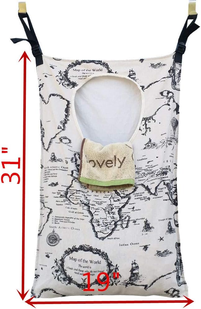 Adjustable Door-Hanging Laundry Hamper