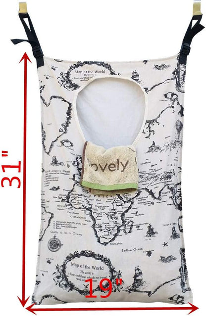 Adjustable Door-Hanging Laundry Hamper