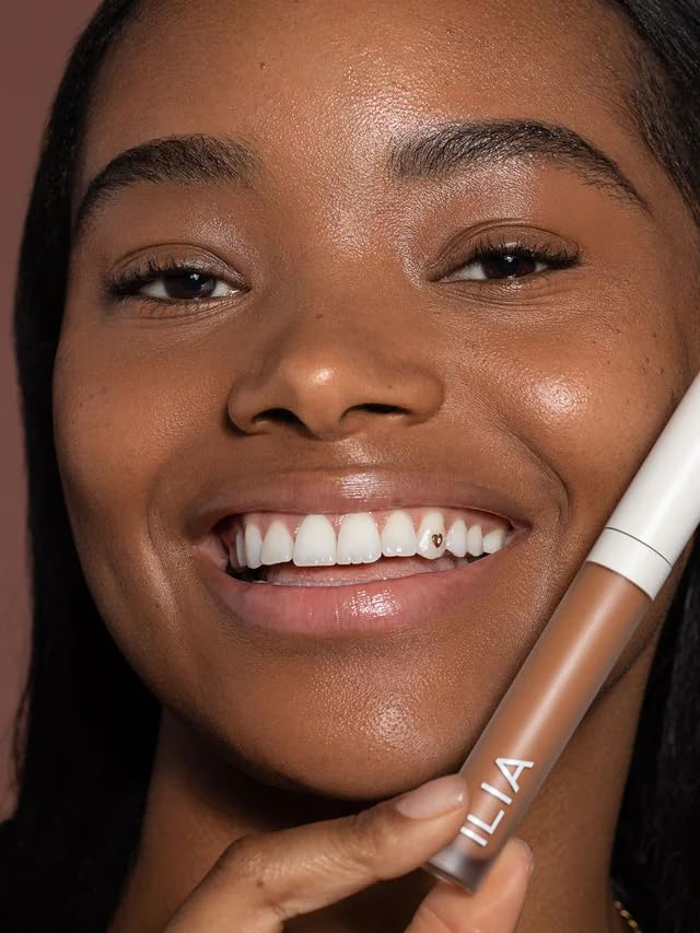 ILIA - True Skin Serum Concealer | Non-Comedogenic, Cruelty-Free, Vegan, Safe For Sensitive Skin, Reduces Appearance of Dark Circles + Blemishes (Arrowroot SC.5, 0.16 oz | 5 ml)