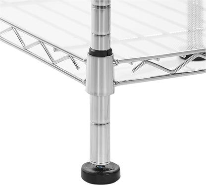 Amazon Basics Expandable Adjustable Metal Closet Organizer