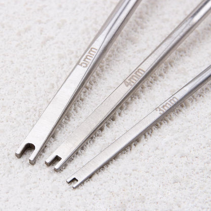 ZORZA 3Pcs Versatile Cotton Stuffing Tool for DIY Handcrafts Crochet Projects Includes 3mm 4mm 5mm Cotton Filler Tools for Sewing Crafting