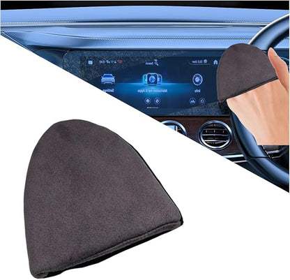 Triangle Car Touch Screen Cleaner Cloth, Microfiber Cleaning Pad Car Cleaning