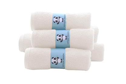 HIPHOP PANDA Baby Washcloths, Rayon Made from Bamboo