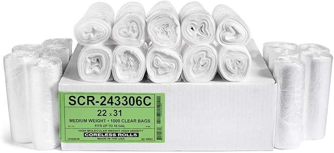 Aluf Plastics 12-16 Gallon Trash Bags-Source Reduction Series Value High