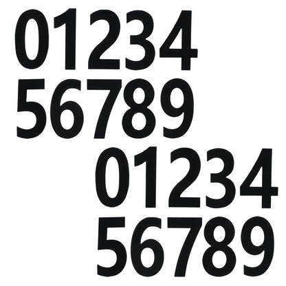Black Die Cut Number Magnets for Metal Cabinet/Mailbox,Height 3"(Number 0 to 9,Each 2 Pieces),Office Must Haves for Numbered Cells