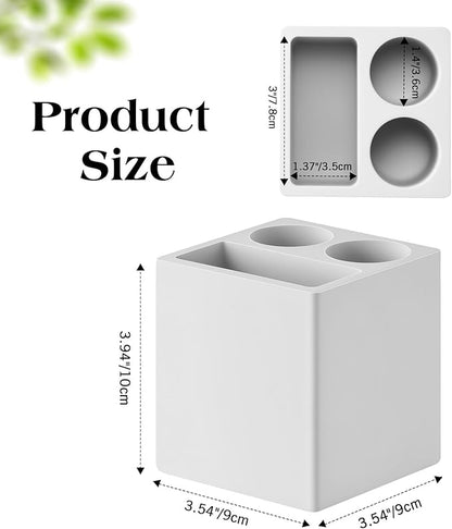 Luxspire Toothbrush Holder, 3 Slots Fast Drying Tooth Brush Holder