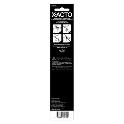 X-ACTO Rubber-Barrel Hobby Knife, X3000 Knife, Includes Three #11 Blades - Textured Grip, Makes Precise Cuts