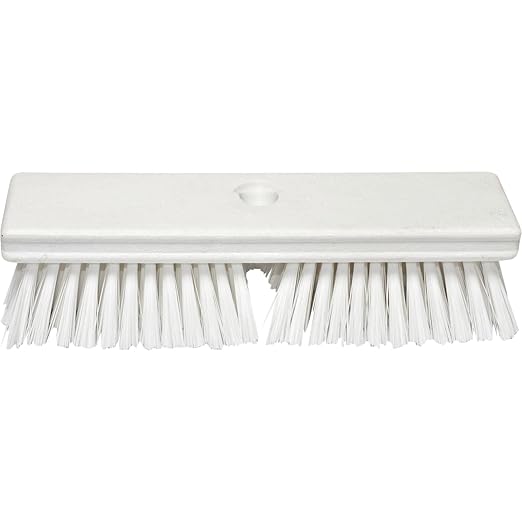 SPARTA Plastic Floor Scrub Brush, Brush Head Only, Deck Brush