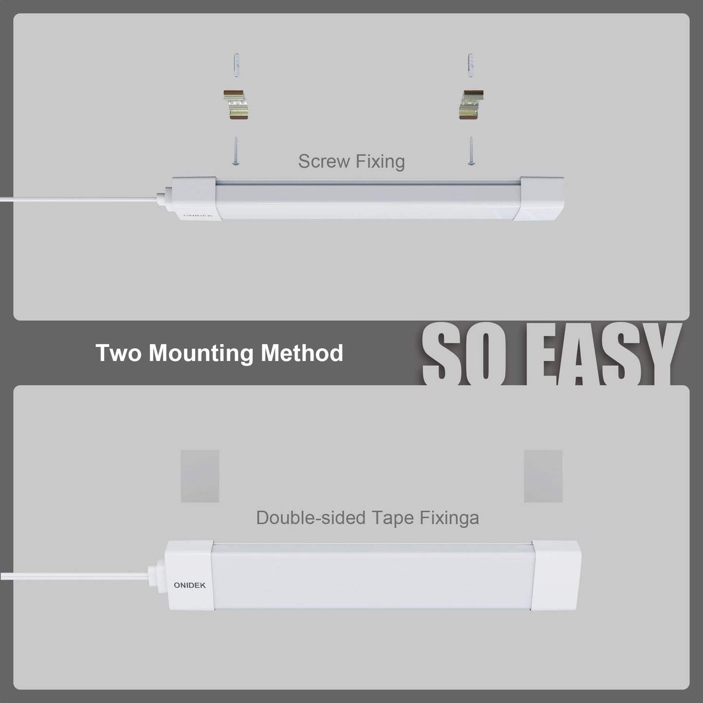 ONIDEK Under Cabinet Lights with Plug. 3000K-6500K Dimming and Color. with Wireless Control Panel and Remote Control.15W 1500LM for Garage, Kitchen, Bathroom, Closet, Office (16 inch)