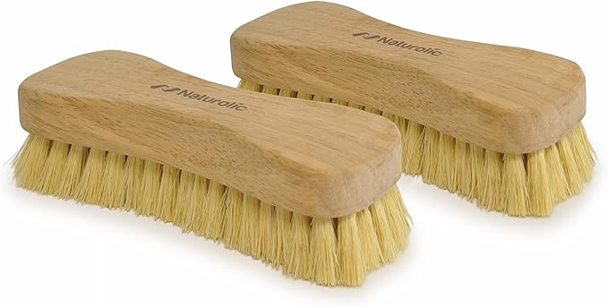 All-Natural Wooden Scrub Brush Set | Eco-Friendly Cleaning Brush Set
