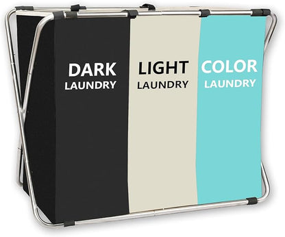 1-Pack Large Laundry Basket, Waterproof, Freestanding Laundry Hamper,