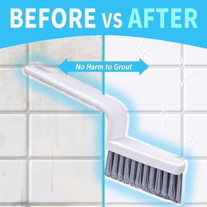 Grout Cleaner Brush, Hard Bristle Grout Cleaning Brushes Scrubber