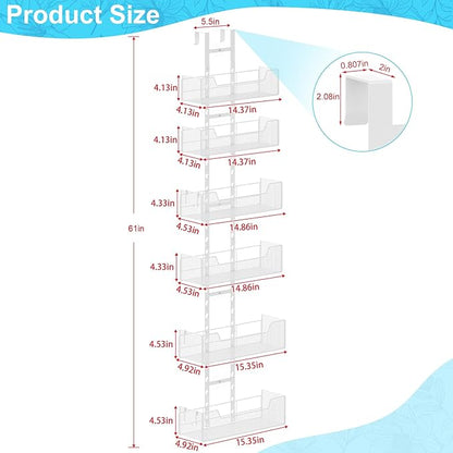Over The Door Organizer, Metal Hanging Door Organizer