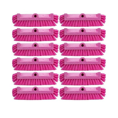 SPARTA Multi-Level Tile Scrub Brush 12" Wide Brush Head, Heavy-Duty Tile
