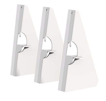CoroRio 60 Pack 5 Inch Self Stick Cardboard Easel Backs, Premium Cardboard Easel Stand for Picture Frame and Art Easel Stand, Use for Photos, Signs, Crafts, (Pack of 60, White)