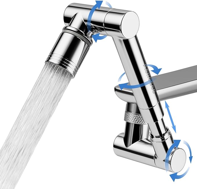 1440° swivel faucet extender, sink faucet aerator extender, swivel extendable