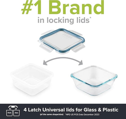 Snapware Plastic Total Solution 16-Pc Food Storage Containers Set, 2-Cup &