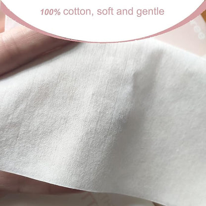 Extra Thick Dry Wipe, Disposable Face Drying Towel 100% Cotton, Lint-Free