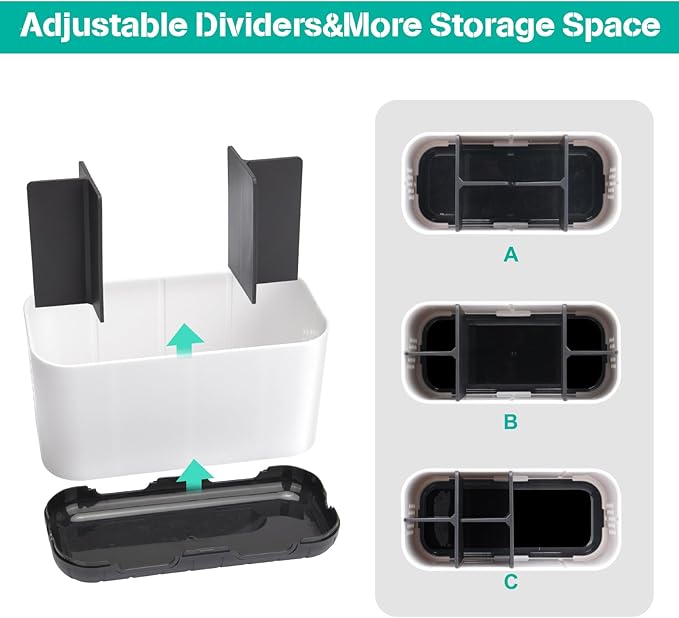 Toothbrush Holders for Bathrooms, Electric Toothbrush and Toothpaste Holder