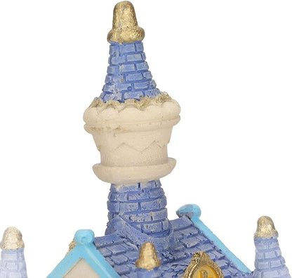 HERCHR Fish Tank Decorations, Castle Cave Hideouts & Resin Aquarium Decor Hiding Cave Ornament Fish Tank Accessories, Safe for Betta Fish