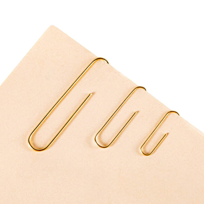 Deoot 600 Paper Clips,Office Gold Paper Clips Assorted Sizes(Small,Medium and Jumbo) 28 mm,33mm,50 mm