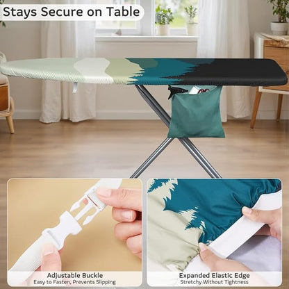 FIOBEE Ironing Board Cover and Pad Extra Thick Iron Board Pad