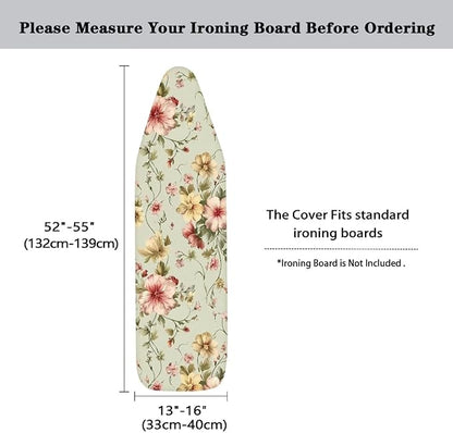Pink Floral Ironing Board Cover