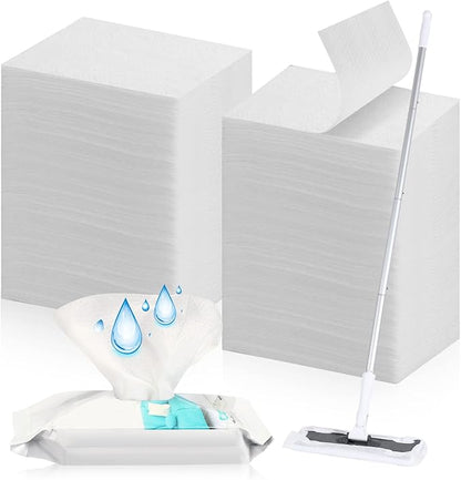 Wet Mop Pads Refills for Floor Cleaning Sweeper Wet Refills Disposable Moist