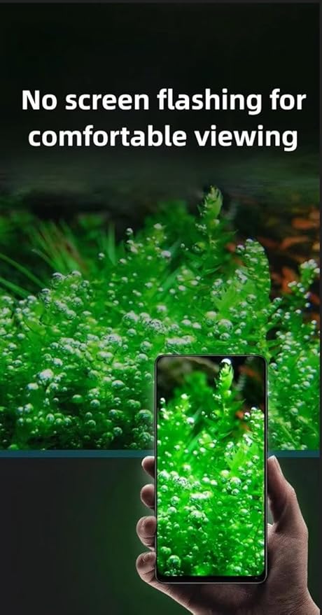 Mini Clip-On Aquarium Light 10W Full Spectrum LED for Nano & Betta Fish Tanks, Timer & 10-Level Dimmer, Freshwater Planted Desk Aquariums 3–8 Gallons