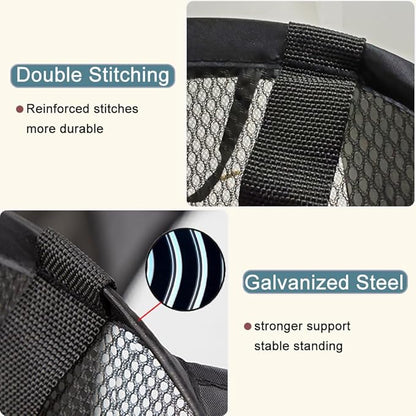 2 Pack Mesh Pop Up Laundry Hamper Collapsible Laundry Basket