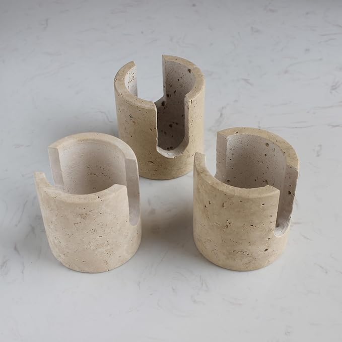 Natural Marble Travertine Sponge Holder
