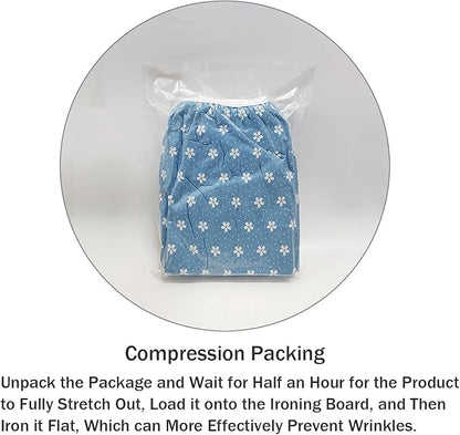 Ironing Board Cover and Pad Standard Size 15 x 54, 3 Pairs of Hook and Loop