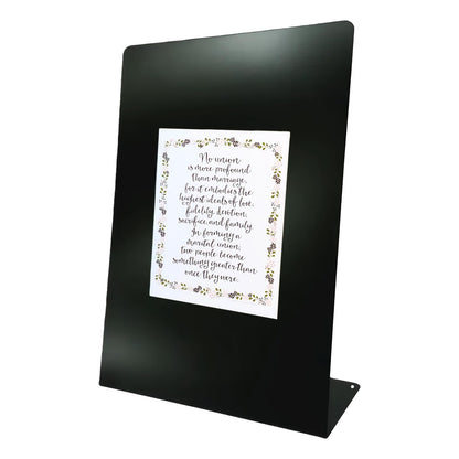 Magnetic Desktop Bulletin Board with Stand for Home, Office & Kitchen, Tabletop Memo & Memo Display Board for Notes, Menus & Office Supplies(13.78 x 10 x 4 Inches)