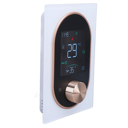 Smart Color Programmable Touchscreen Thermostat High Efficiency Remote Access with LCD Display, Energy Efficient Temperature Control for Home, Office & Shops, AC 95-240V Compatible