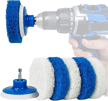 RotoScrub 7 Pack Multi-Purpose Drill Brush Kit