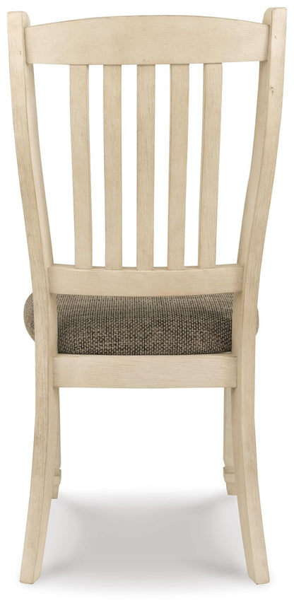 Signature Design by Ashley Bolanburg 20" Upholstered Dining Room Chair, Set of 2, Antique White