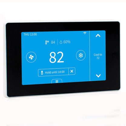 Smart Thermostats for Home with C-Wire Adapter, WiFi Thermostats Programmable Compatible with Alexa and Google Assistant,Energy Saving, Remote Control Tuya/Smart Life, C-Wire Require