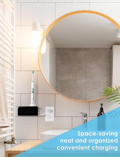 OAPRIRE Electric Toothbrush Holder Wall Mounted, Acrylic Electric Toothbrush